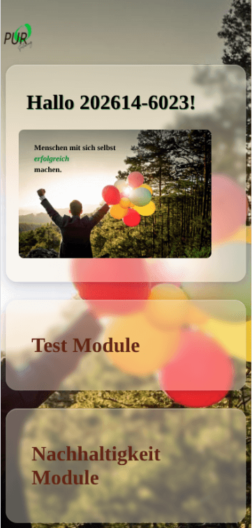 Die PUR-Coaching-App aus Sicht eines Nutzers